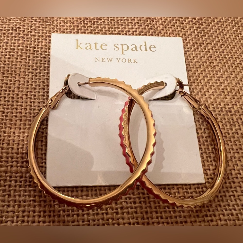 Kate Spade Gold Hoop Earrings